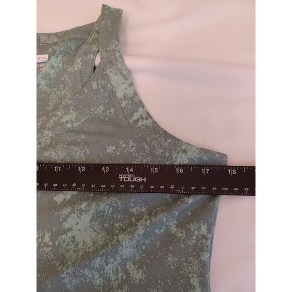 Columbia Dress Womens Sz M Green Sleeveless Active Hiking Performance Stretch - Picture 5 of 9